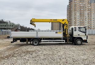 JAC N120L КМУ HYVA HST6.3 E3 (6т) БОРТ 6,3×2,54×0,6м